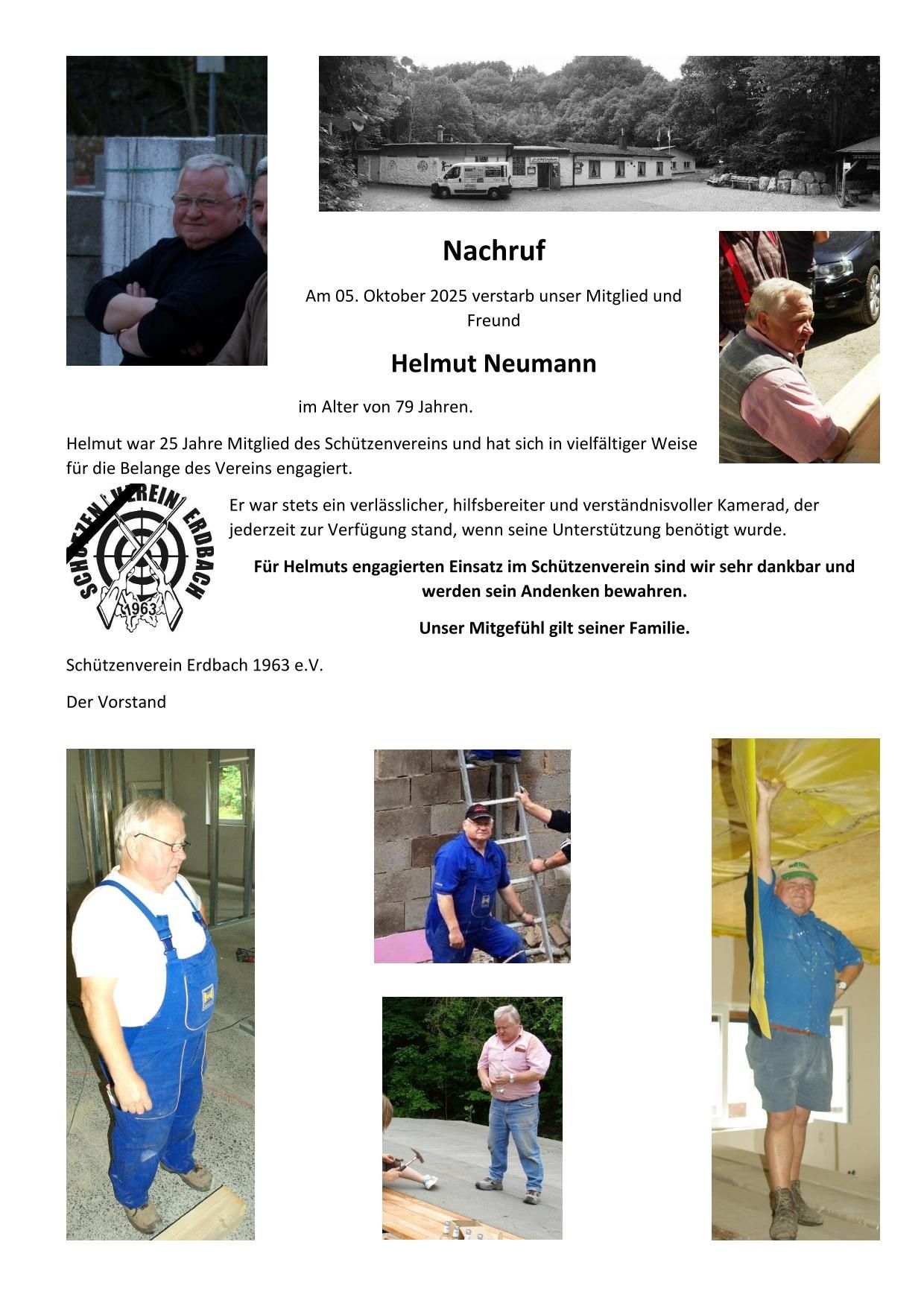 Mehr über den Artikel erfahren Nachruf Helmut Neumann
